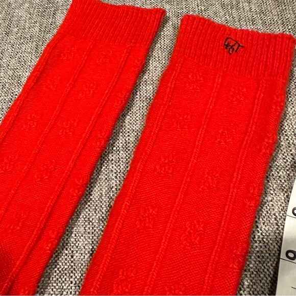 Dior Bold Red Women's Casual Socks - Picture 5 of 7